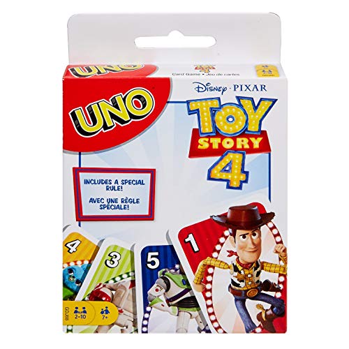 Uno Disney Pixar Toy Story 4, Jeu de Société et de Cartes, GDJ88