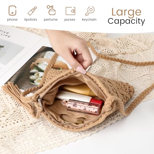Image of Avisky Beach Purse Straw Crossbody Bags for Women Straw Purse Beach Bag Woven Summer Purses for Women 2026
