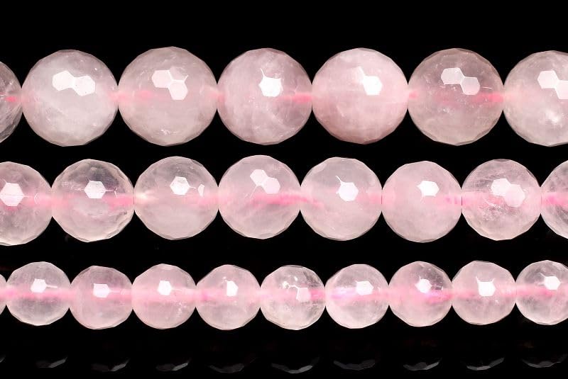 Amazon.co.jp: 【福縁閣】マダガスカル産 ローズクォーツ 6mm 128面