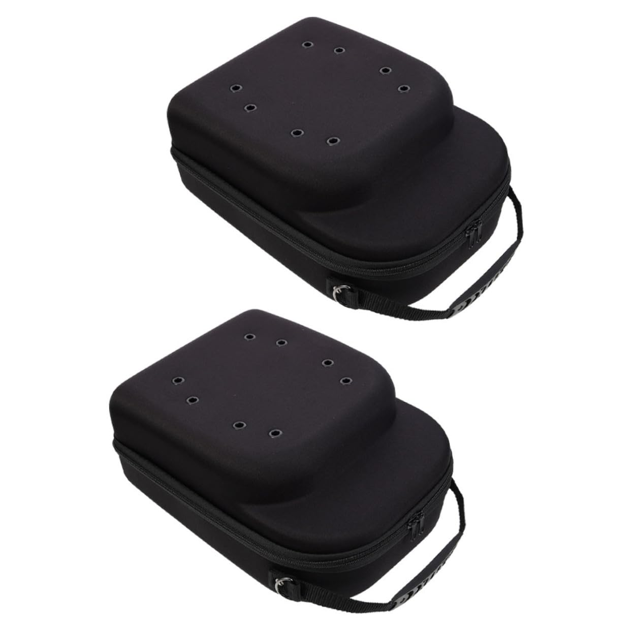 Caja Organizadora Eva para Gorras de Béisbol, 2 Unidades, Negro, Adecuado para Viaje