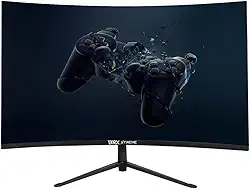 MONITOR GAMER BRX XTREME 24" CURVO, TELA VA - FULL HD 1920x1080 - VGA+HDMI+USB+DP+Audio Out+DC12V