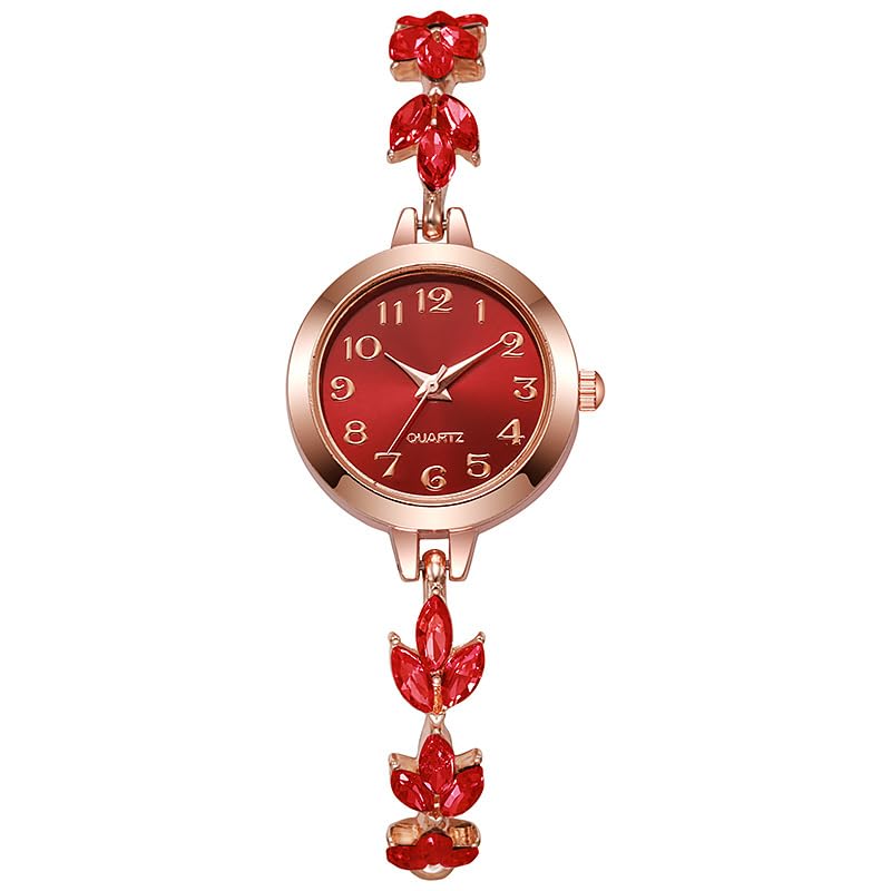Image of carl vinson Women's Bracelet Watch with Stone Work | Fashion Chain Watch with Round 24mm Dial