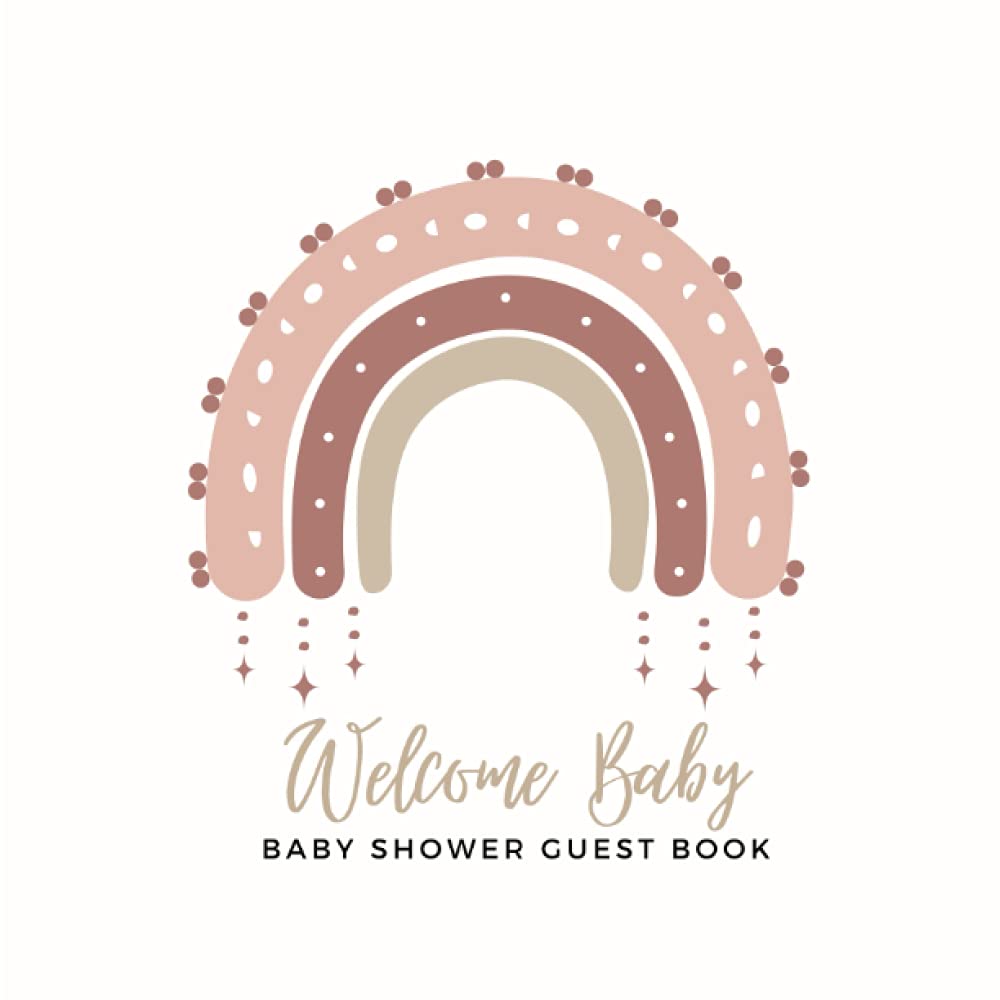 Rainbow Baby Shower Guestbook: Wishes and Advice for Baby Shower, Baby Predictions