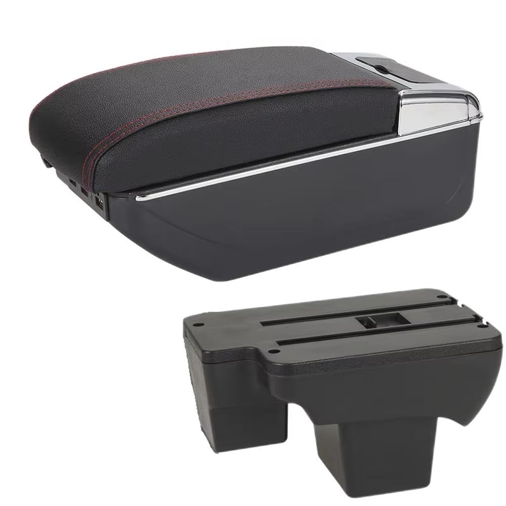 FSOZDBBPL For Polo 2019-2024 Car Armrest Box Storage Box Retrofit Parts Interior Parts