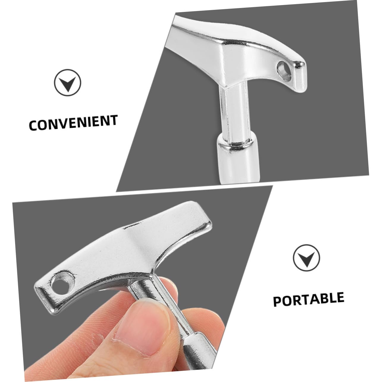 NULYLU Drum Keys for Drummers 4pcs Set of Universal Drum Tuner Keys Zinc Alloy Drum Wrenches for Instrument Parts