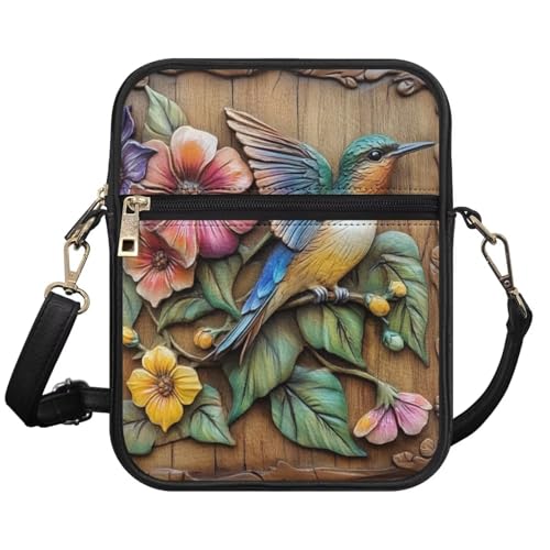 COEQINE Womens Messenger Bag with Zipper Leather Messenger Purse for Woman Crossbody Purse with Adjustable Strap Handbag2