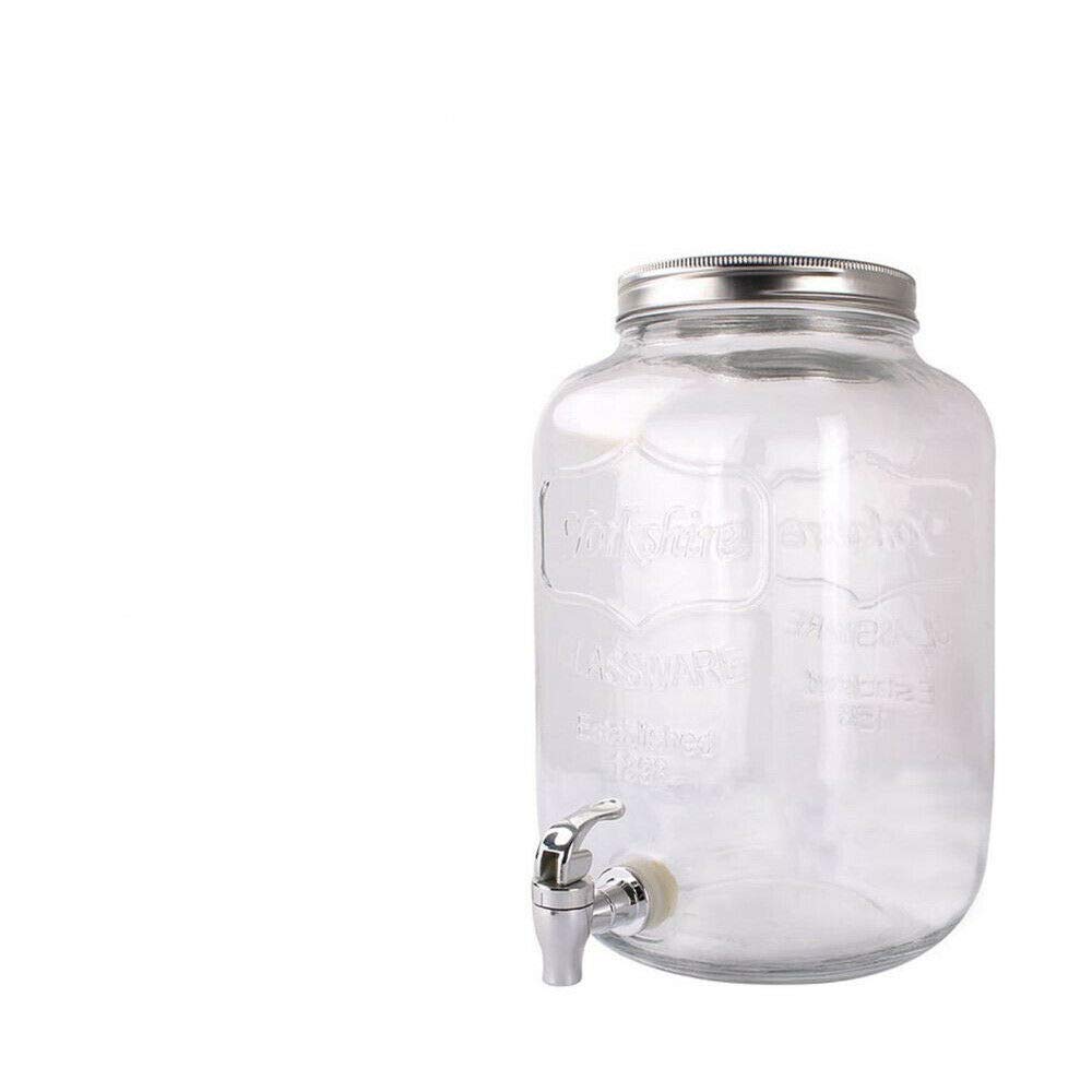 4L 7L 8L dispenser di bevande XXL in vetro con rubinetto (4 litri)