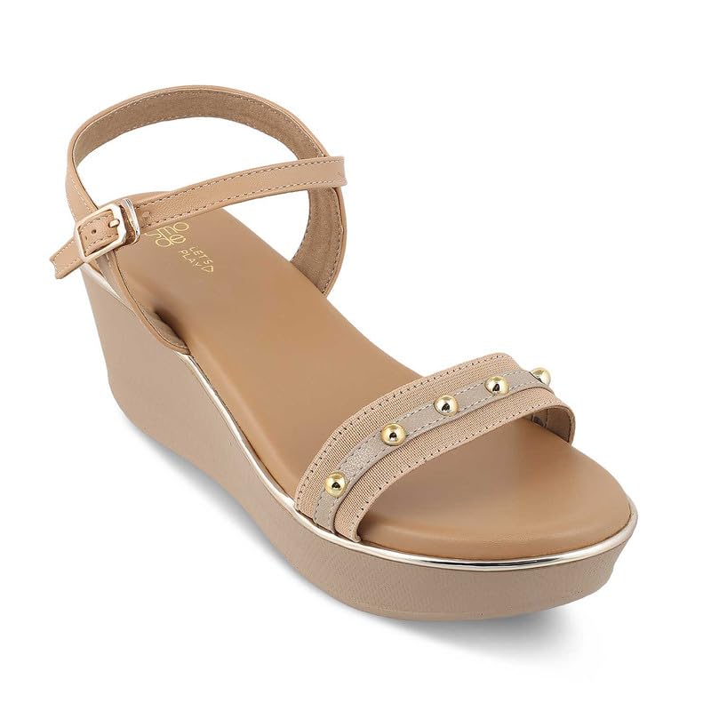 tresmode 239-CONQ BEIGE WOMEN DRESS WEDGE SANDALS EU/40 UK/7 (B0CQYTJ9F4) Amazon Price History, Amazon Price Tracker