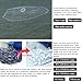 Drasry Fishing Cast Net with Aluminum Ring 3/8 or 1/2 Mesh for Saltwater Freshwater Bait Shrimp Trap Fish Throw Net Size 4FT/5FT/6FT/7FT Radius (Gray Sinkers 3/8 Mesh, 4FT / 120cm Radius