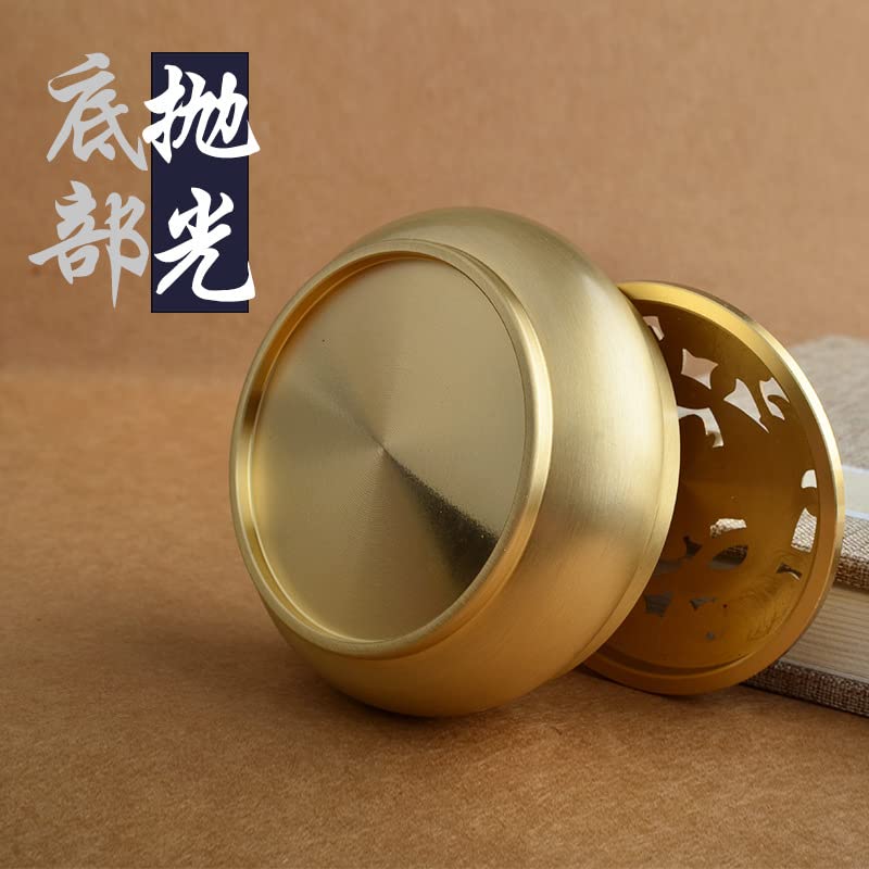 Amazon.com: xiexuelian 黄铜摆件双鱼小香炉插香创意家居摆件室内檀