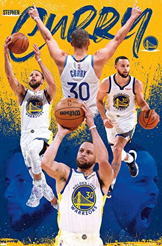 Trends International NBA Golden State Warriors - Stephen Curry 22 Wall Poster Bedroom