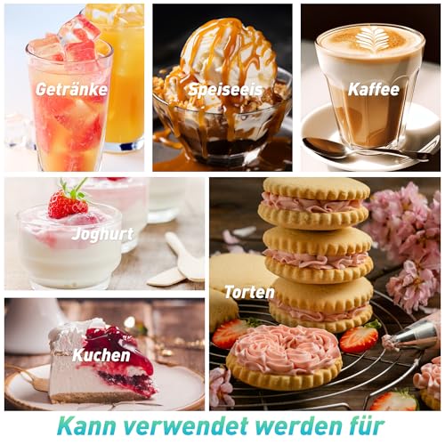 FURUN Pfefferminz-Eis Aromakonzentrat, hochdosiertes Lebensmittelaroma, 20ml Aroma in 120ml Flasche, einfaches Mischen, kühles Minzaroma für Getränke DIY 6