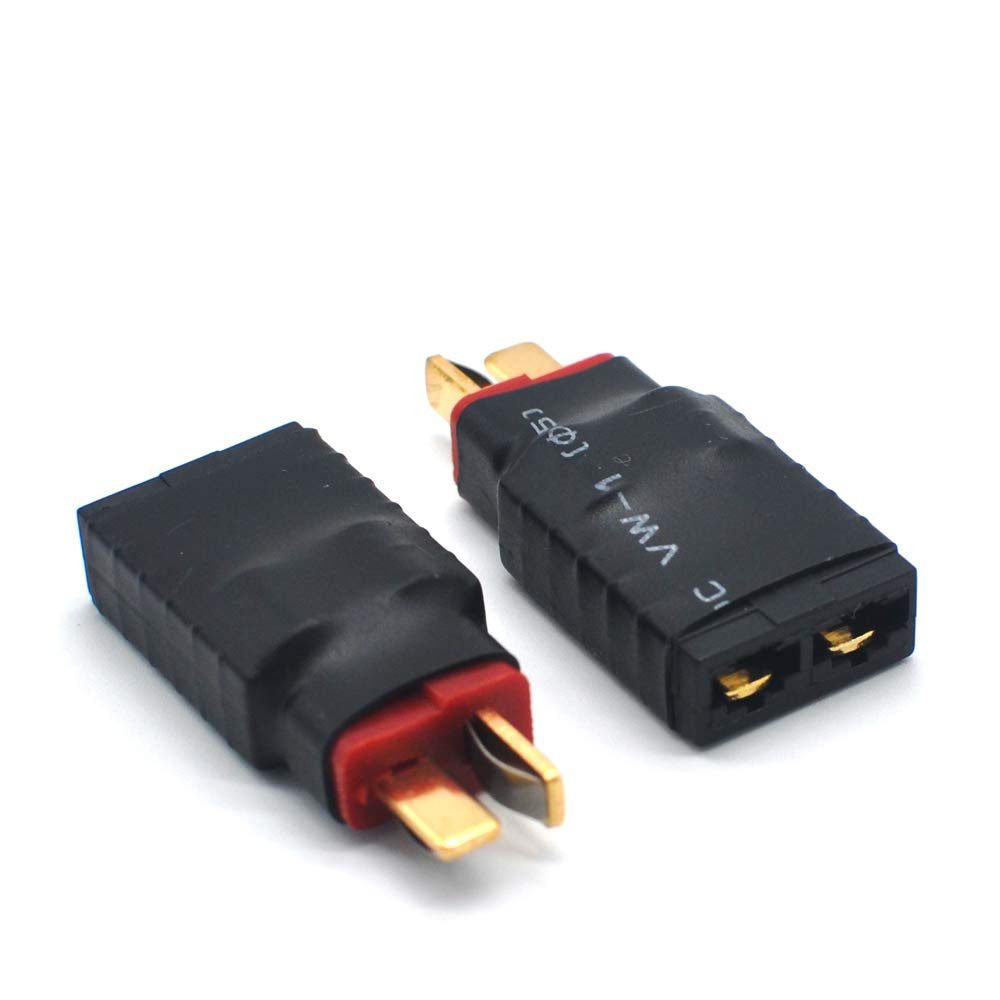 Acekeeps Lot De 4 Adaptateurs De Chargeur De Batterie RC Compatibles Avec Connecteur Trx Id Vers Ec3 Male Femelle Chargement Ou Conversion De Prises De Batterie