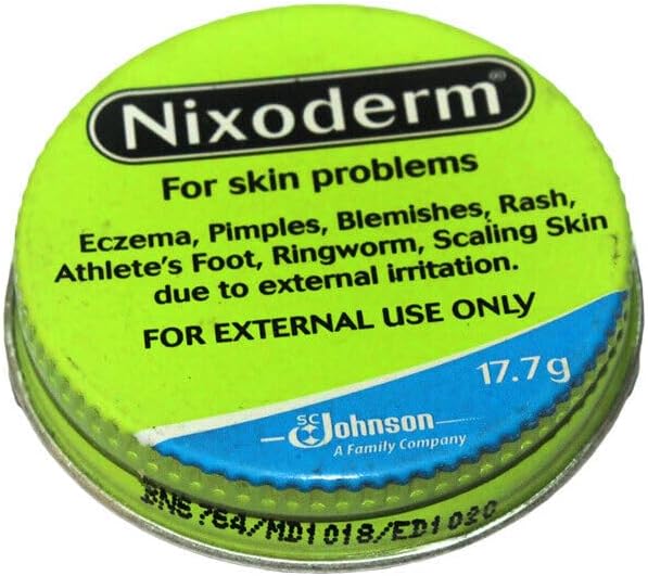 Nixoderm Cream for Eczema, Blemishes, Pimples, Rashes, Athletes Foot (Pack of 12)