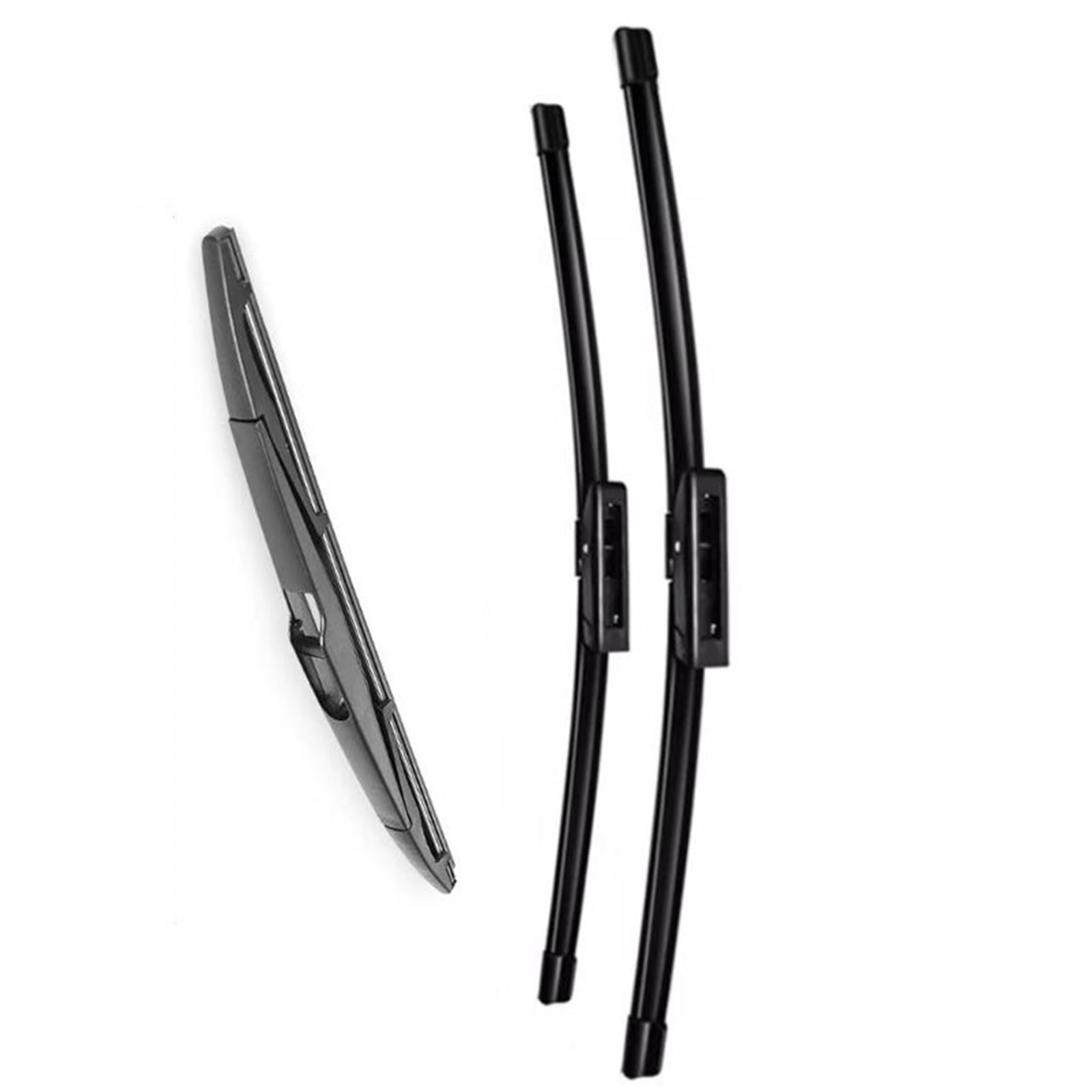 Spazzole tergicristallo anteriori e posteriori per parabrezza per Renault per Clio 3 III per Hatchback 2005-2012 24"+16"+12" Tergicristallo