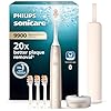 Philips Sonicare DiamondClean 9900 Prestige - Spazzolino elettrico con tecnologia SenseIQ e app, 5 modalità di pulizia, custodia da viaggio per la ricarica, Champagne, modello HX9992/44