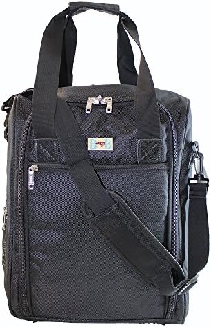 16" Personal Item Small Carry On for AA, Frontier, Spirit airlines (BLACK) 2-Day-Shipping