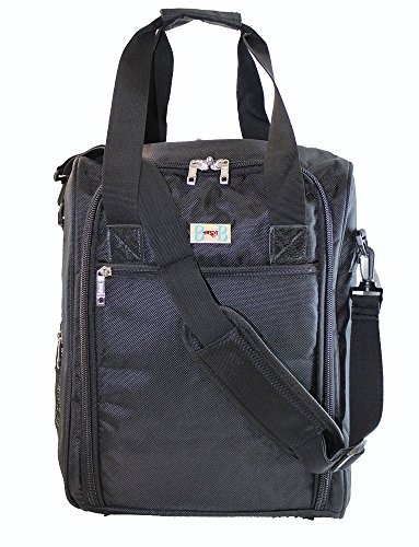 16" Personal Item Small Carry On For Aa, Frontier, Spirit Airlines (Black) 2-Day-Shipping #TOP3
