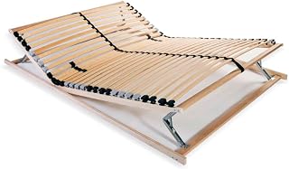 vidaXL Somier de láminas sin colchón con 28 Listones 7 Zonas 100x200cm