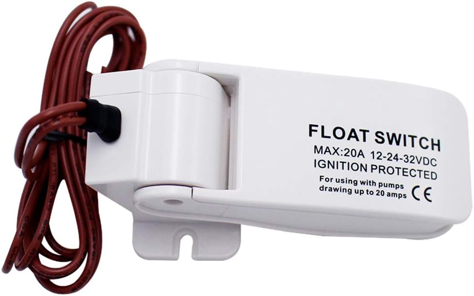 creatorele DC 12V 24V 32V Automatic Boat Bilge Float Switch Bilge Switches Flow Sensor for Automatic Electric Water Pump