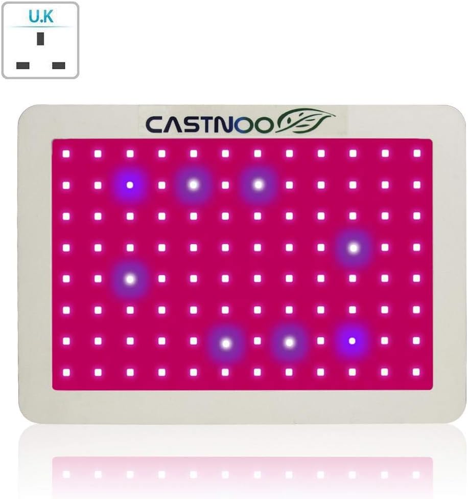 AYBSZ 500W 96 LED Grow Light Full Spectrum Indoor Hydro Veg Flower Grow Panel CASTNOO Led Grow Light