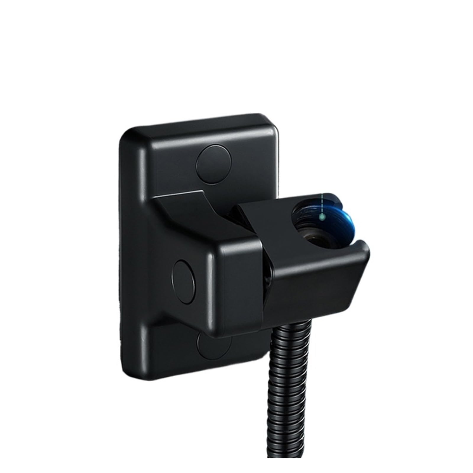 1pcs No Drill Adjustable Shower Head Bracket(Black)