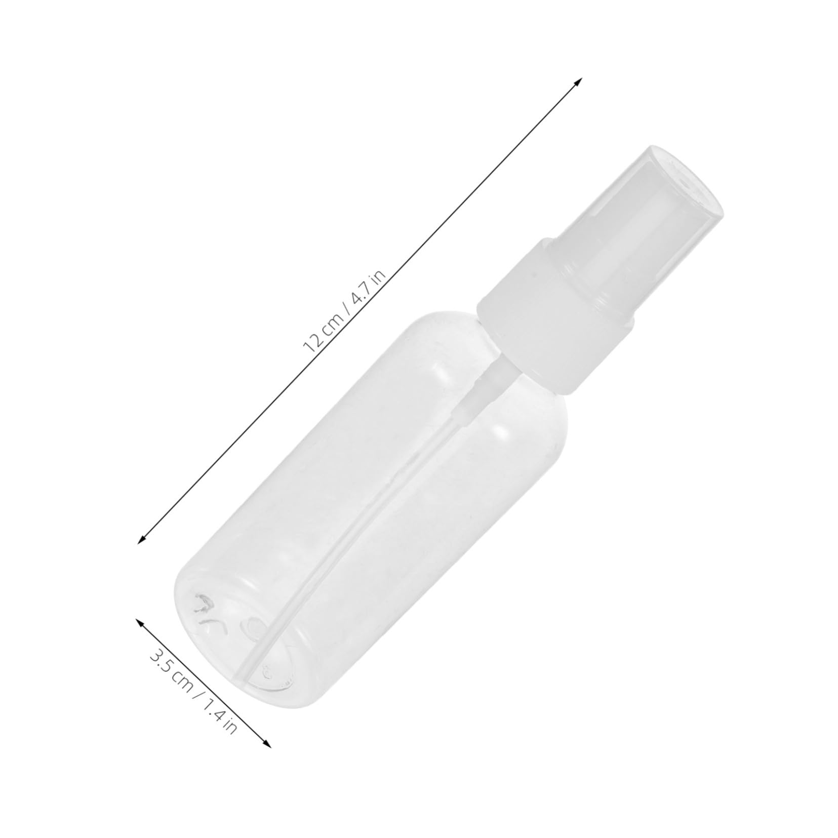 Homoyoyo 100 Stück Sprühflasche Reise Durchsichtig für Parfum Gesichtswasser Öl Tragbar mit Feinem Sprühnebel und Dichtem Verschluss