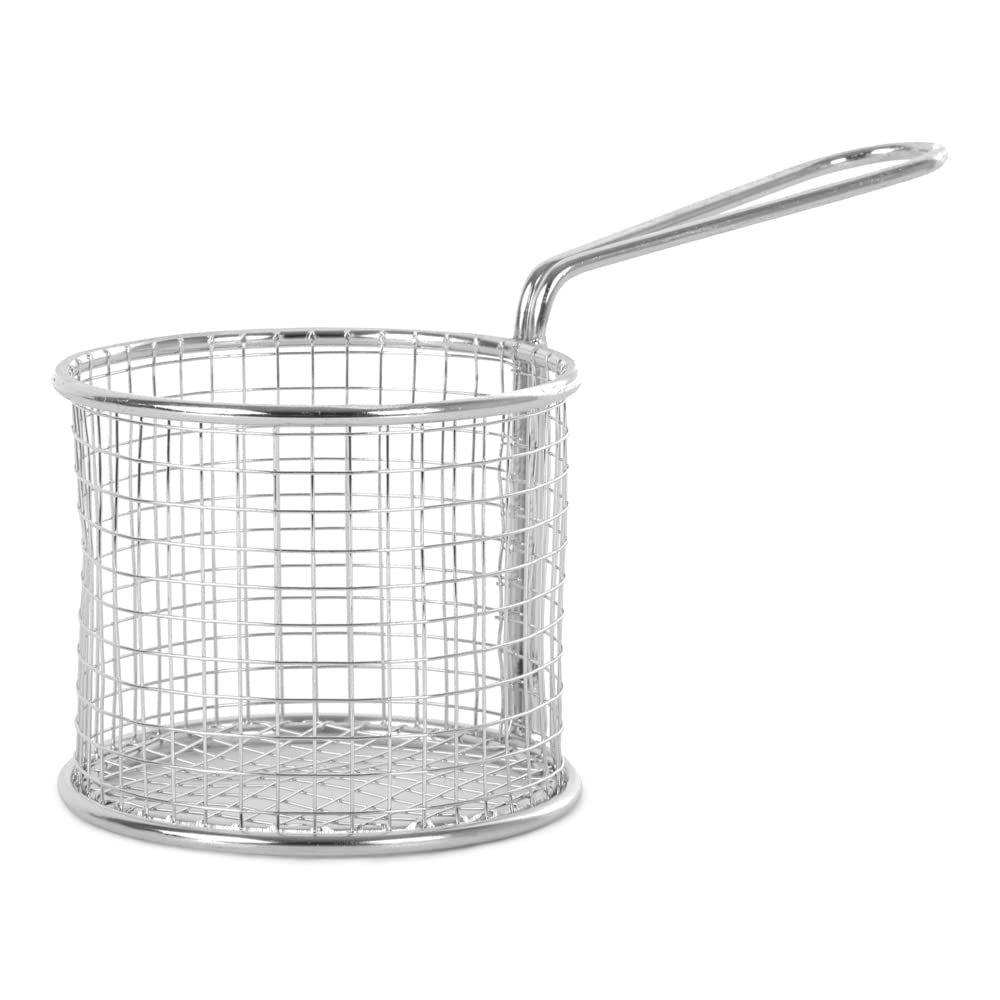 Apollo Chip Serving Basket Round, Multi-Colour, 15x16.5x8.5