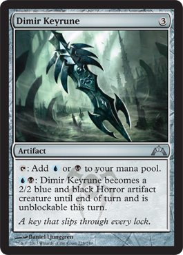 Magic: The Gathering - Dimir Keyrune - Runachiave Dimir - Gatecrash