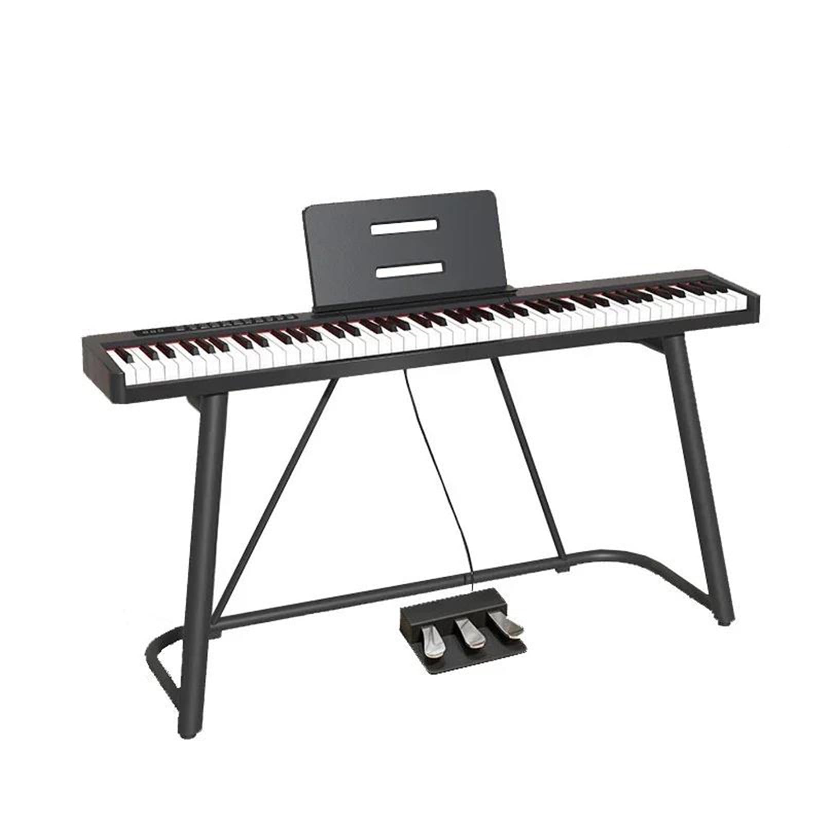 Profesjonalne Pianino Elektroniczne 88 Klawiszy Pianina Elektronicznego Dla Początkujących Dorosłych Profesjonalnych Instrumentów Klawiszowych Przenośnych(Type2)