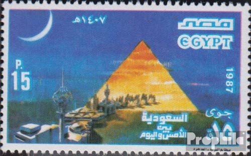Prophila Collection Egitto 1582 (Completa Edizione) 1987 Saudi Arabia Mostra (Francobolli per i Collezionisti)