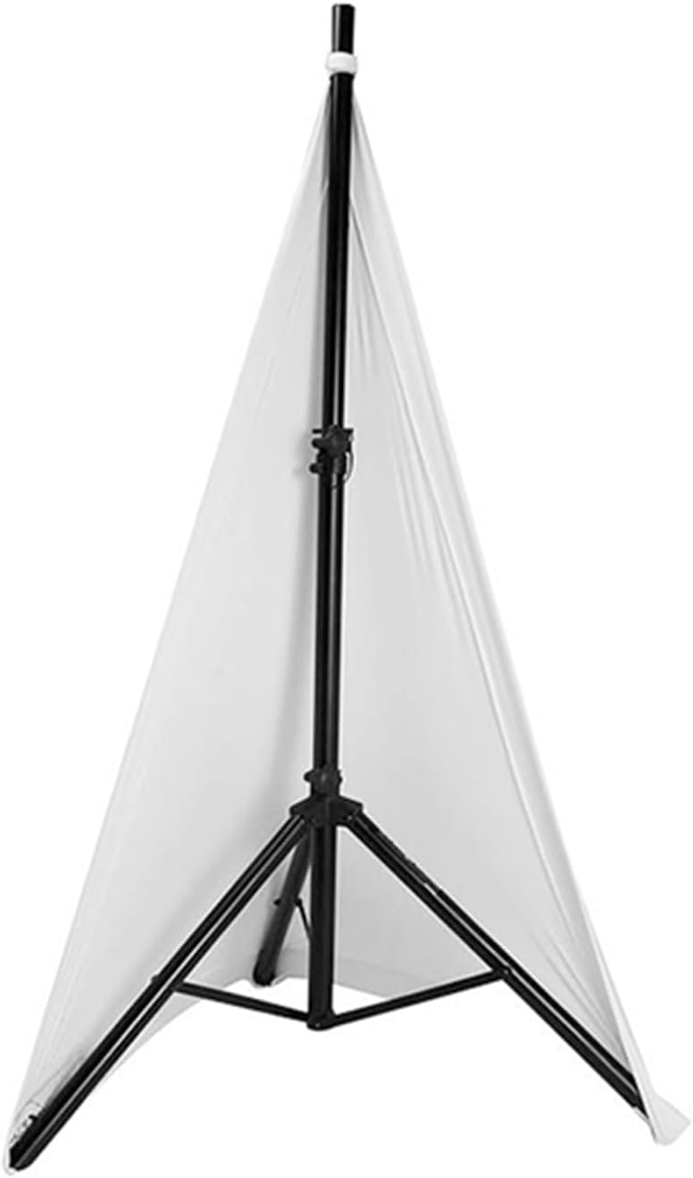 Yinhing Speaker Stand Cover, White Speaker Stand Bag,Dj Speaker Stand Stage Speaker Stands Cover for Stage Gig Wedding Banquet Event (Yinhing972up5izgc-1)
