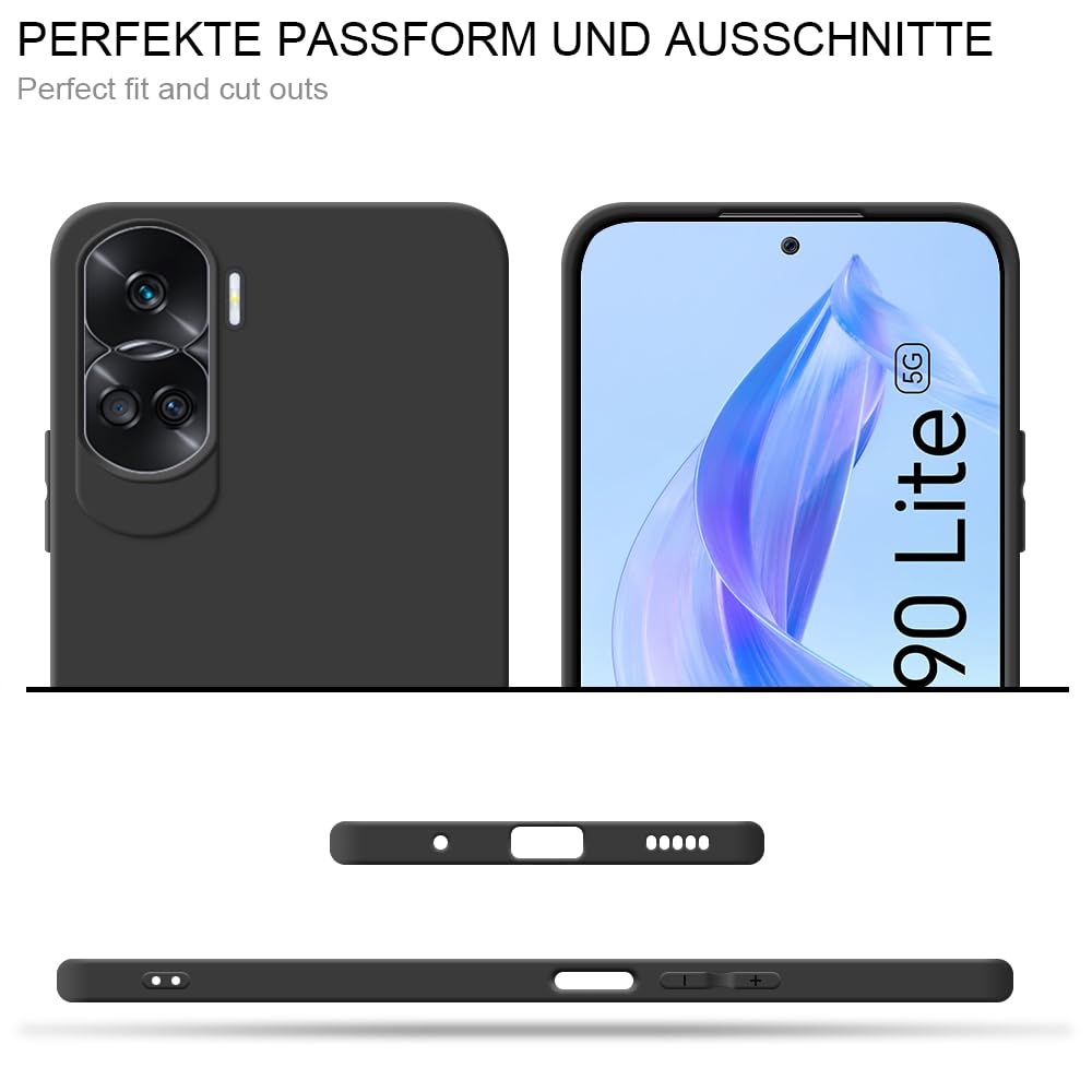 HS Products Hülle Für Honor 90 Lite – Mattes TPU Case Mit Kameraschutz, Rosa