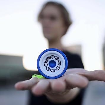 YoyoFactory DNA Yo-Yo – Metal Unresponsive Trick Yoyo, Fingerspin Caps