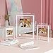 witfox Personalized Spotify Plaque with White Frame - Spotify Gifts Custom Photo Acrylic Song Plaque - Perfect Music Picture Frame Gifts for Christmas, Birthday, Anniversary, Widding