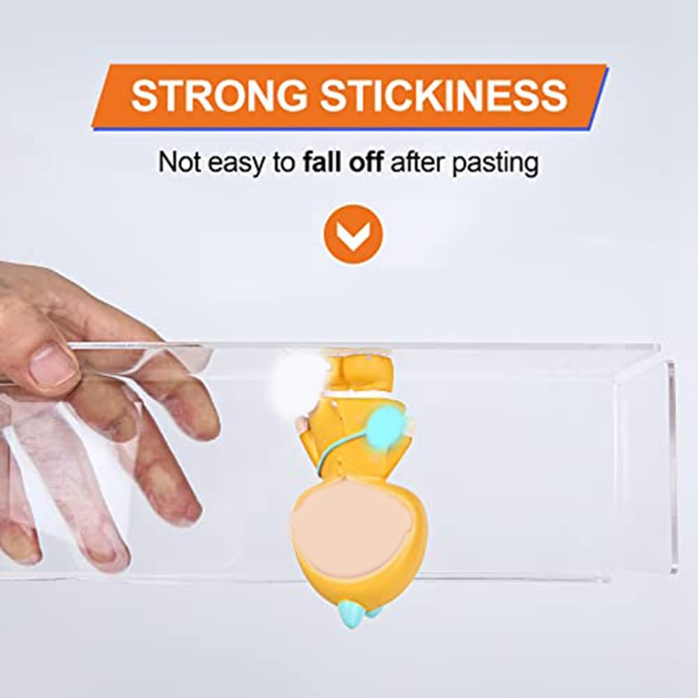 Lizusidtsy 1000 Piece Clear Double Sided Adhesive Dots Dots Scrapbook Poster Sticky Dots Round for Balloon Tape and Adhesive