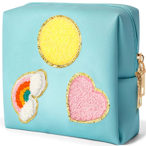 Image of airogym Period Bag for Women, Sanitary Napkin Storage Bag, Functional PU Leather Sanitary Pad Bags for Panty Liners, Tampons, Menstrual Cup Pouches, Sanitary Pads Organizer with Zipper