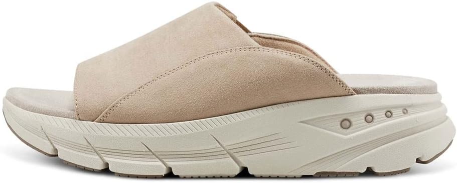 Easy Spirit Women's MARI2 Sport Sandal, Beige, 8 Wide