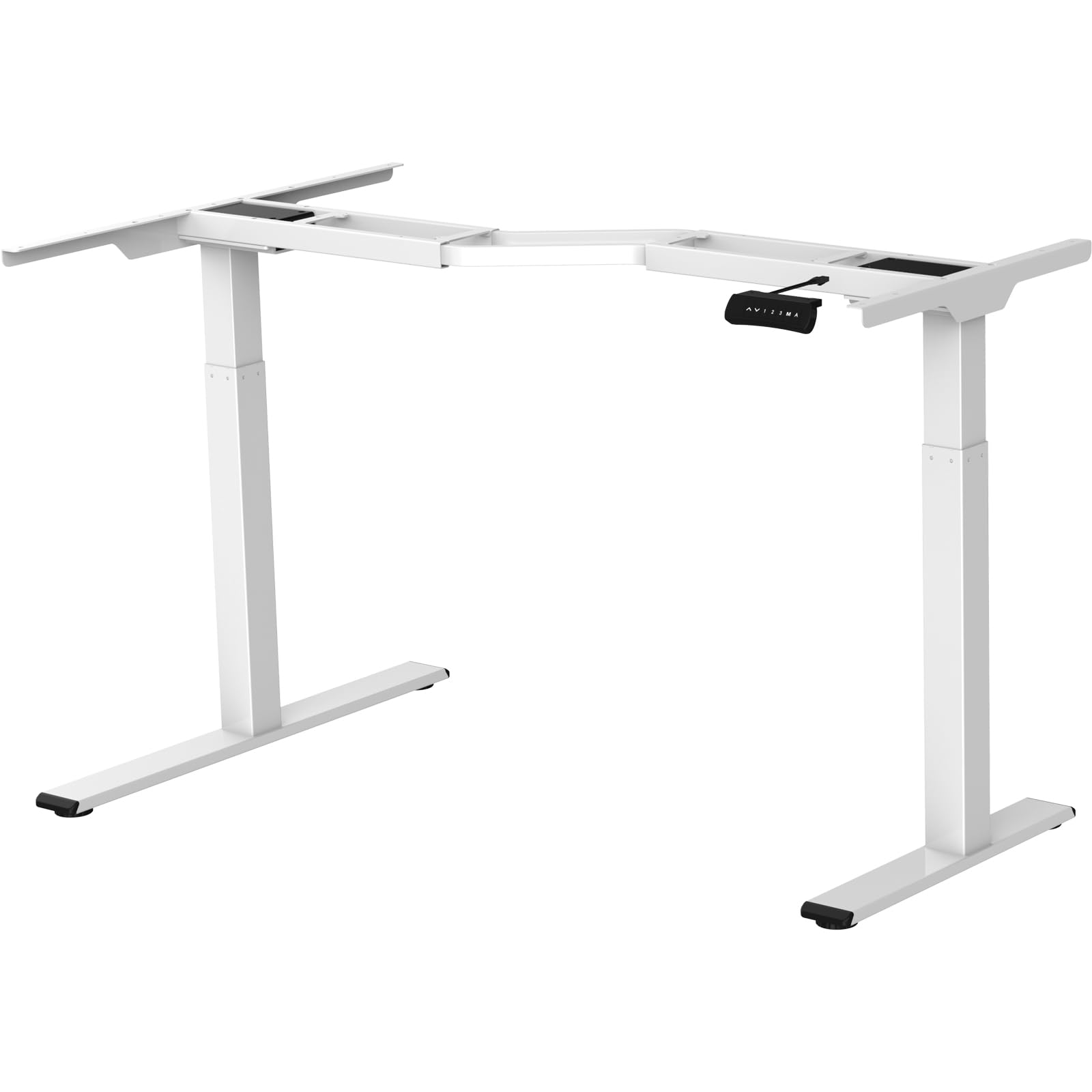 Amazon.com: SANODESK L Shaped Standing Desk Frame with Dual