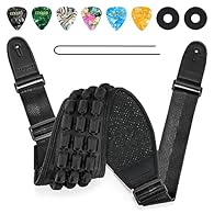 🎸【Aircell Bass Guitar Strap】: LEKATO guitar belt uses the latest air cell technology to take a load off your shoulder, offering you the maximum comfort under continuous hours of performance without particular effort. 🎸【Neoprene Material】: This neopre...