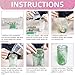 LUFEEMGA 11PCS Snow Globe Tumbler Accessories Kit for Glitter Double Wall Plastic Can, DIY Glitter Cup Making Tools for Beginners & Crafters