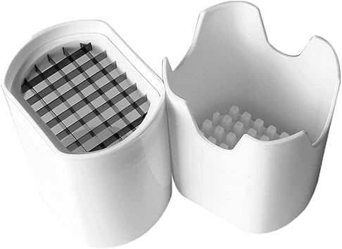 Fries Potato Cutter Natural Rapid Slicer French Fry Cutter Potato Food Dicer Veggie Dicer Chopper Vegetable Slicer Tool White