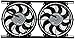 Hayden Automotive 3800 Dual Electric Fan Kit, Black