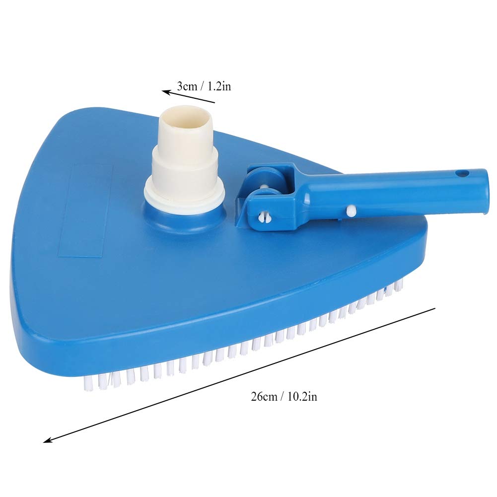 Portable Weighted Triangular Shape Swimming Pool Vacuum Brush Tool Accessories