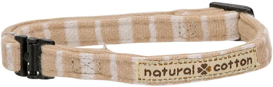 Amazon  猫用首輪 セーフティカラー フェアオーガニック【ボーダー 