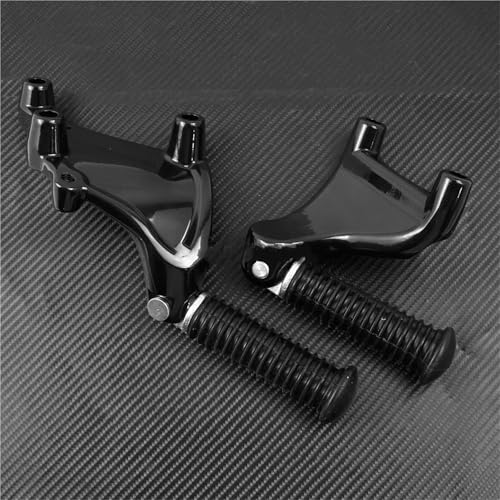 Cale pieds moto finition noire premium pour Harley Iron 883 et XL 1200 - 4