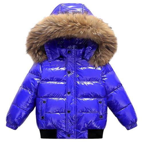 Doudoune d'hiver pour enfants anti-coup de froid avec sa capuche amovible