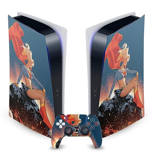Plaque frontale autocollante DC Comics pour PS5 Digital édition logos rétro