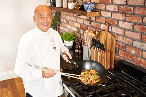 Ken Hom Carbon Steel Wok, Non-Stick, 31cm, Excellence, Induction Hobs Suitable/Metal Tool Safe/Phenolic Handle, Includes 1 x Chinese Wok Pan, Dishwasher Safe - Image 9