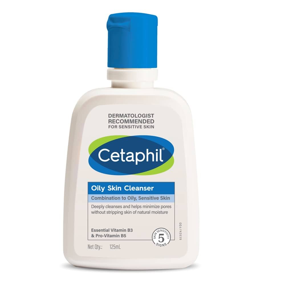 Cetaphil Oily Skin Cleanser , Daily Face Wash for Oily, Acne prone Skin ,  Gentle Foaming, 125ml : Amazon.in: Beauty